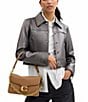 COACH Chain Tabby Shoulder Bag, Color:Honey Brown - Image 5