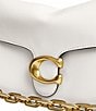 COACH Chain Tabby Shoulder Bag, Color:Chalk - Image 5