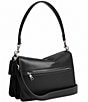 COACH Chain Tabby Silver Hardware Shoulder Bag, Color:Black - Image 4