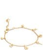 COACH Charming Charms Signature Line Bracelet, Color:Shiny Gold - Image 1