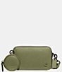 COACH Charter Polished Pebble Leather Slim Crossbody Bag, Color:Moss - Image 1