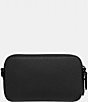 Color:Black - Image 2 - Charter Polished Pebble Leather Slim Crossbody Bag