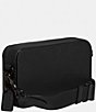 Color:Black - Image 5 - Charter Polished Pebble Leather Slim Crossbody Bag