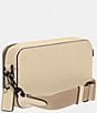 COACH Charter Polished Pebble Leather Slim Crossbody Bag, Color:Ivory - Image 4
