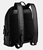 Color:Charcoal - Image 2 - Charter Signature Coated Canvas/Refined Calfskin Leather Backpack