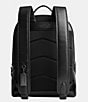 Color:Charcoal - Image 3 - Charter Signature Coated Canvas/Refined Calfskin Leather Backpack