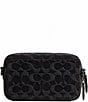 COACH Charter Slim Signature Canvas Black Denim Crossbody Bag, Color:Black Denim - Image 2