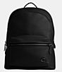 Color:Black - Image 1 - Charter Soft Polished Pebble Leather Backpack