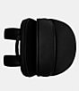 Color:Black - Image 3 - Charter Soft Polished Pebble Leather Backpack