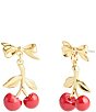 COACH Cherry Clusters Drop Earrings,New Products : American Fashion Style Bags On Sale