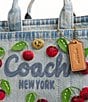 COACH Cherry Denim Cargo Tote Bag 20 - Image 5