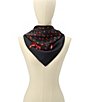 COACH Cherry Mix Printed Silk Square Scarf - Image 5