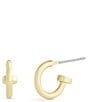 COACH Classic Mini Huggie Hoop Earrings - Image 1