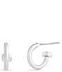 COACH Classic Mini Huggie Hoop Earrings - Image 4
