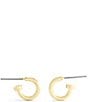 COACH Classic Mini Huggie Hoop Earrings - Image 2