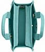 COACH Colored Denim Cargo 26 Tote Bag, Color:Ivy - Image 3