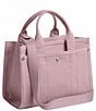 COACH Colored Denim Cargo Tote 20 Bag, Color:Ballerina - Image 4