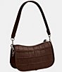 COACH Swinger 20 Crocodile Embossed Shoulder Bag, Color:Maple - Image 5