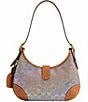 COACH Hamptons Crystal Signature Rainbow Jacquard Shoulder Bag, Color:Rainbow Multi - Image 2
