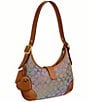 COACH Hamptons Crystal Signature Rainbow Jacquard Shoulder Bag, Color:Rainbow Multi - Image 4