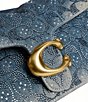 COACH Crystal Signature Denim Tabby 26 Shoulder Bag - Image 6