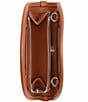 COACH Crystal Signature Jacquard Top Handle Contrast Trim Crossbody Card Case, Color:Burnished Amber - Image 3