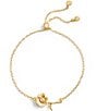 Color:Gold - Image 2 - Daisy Slider Adjustable Bracelet