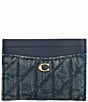 COACH Denim Essential Card Case - Image 1
