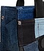COACH Denim Patchwork Cargo Tote Bag 20, Color:Denim - Image 5