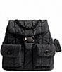 COACH Denim Tabby Backpack, Color:Washed Grey - Image 1