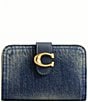 COACH Denim Tabby Wallet - Image 1