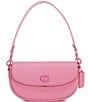 Color:Vivid Pink - Image 1 - Emmy 23 Saddle Crossbody Bag