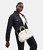 COACH Empire 28 Leather Carryall Bag, Color:Chalk - Image 6