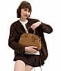 COACH Empire 28 Soft Leather Carryall Bag, Color:Honey Brown - Image 3