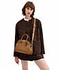 COACH Empire 28 Soft Leather Carryall Bag, Color:Honey Brown - Image 4