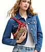 COACH Ergo Signature Logo Belted Canvas Shoulder Bag - Image 2