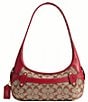 COACH Ergo Signature Logo Belted Canvas Shoulder Bag - Image 3