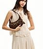 COACH Ergo Suede Belted Shoulder Bag - Image 2