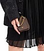 COACH Essential Chain Card Case, Color:Dark Stone - Image 3