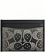COACH Essential Crystal Signature Denim Card Case - Image 2
