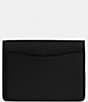 COACH Essential Half Flap Card Case, Color:Black - Image 2