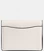 COACH Essential Half Flap Card Case, Color:Chalk - Image 2