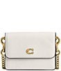 COACH Essential Half Flap Card Case, Color:Chalk - Image 1