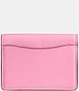 Color:Vivid Pink - Image 2 - Essential Half Flap Silver Hardware Card Case