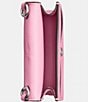 Color:Vivid Pink - Image 3 - Essential Half Flap Silver Hardware Card Case