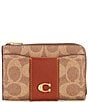 COACH Essential Key Zip Signature UpcraftedLeather Card Case - Image 1