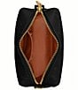 COACH Essential Mini Cosmetic Pouch, Color:Black - Image 3
