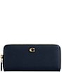 COACH Essential Slim Accordion Zip Wallet, Color:Dark Navy - Image 1