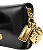 COACH Essential Small Zip Around Wallet with Charms, Color:Black - Image 4
