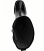 COACH Extended Calf Sculpted C Block Heel Leather Boots - Image 4